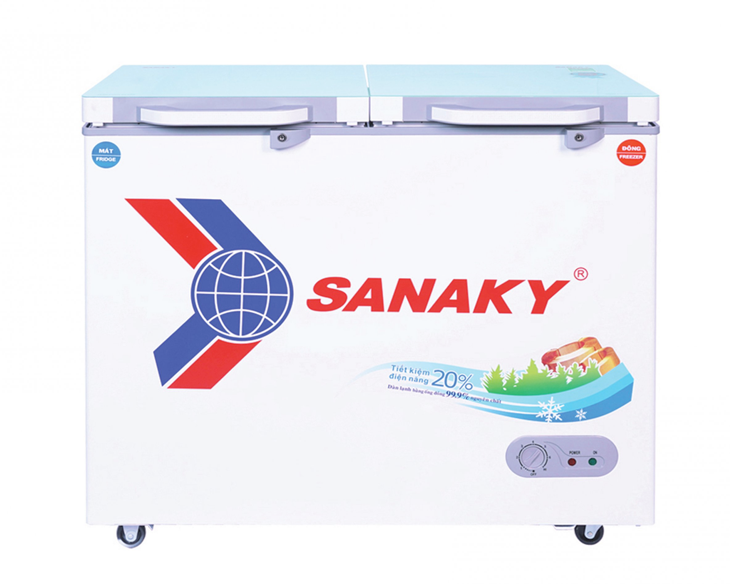 Tủ Đông Mát Sanaky 195 Lít VH-2599W2KD