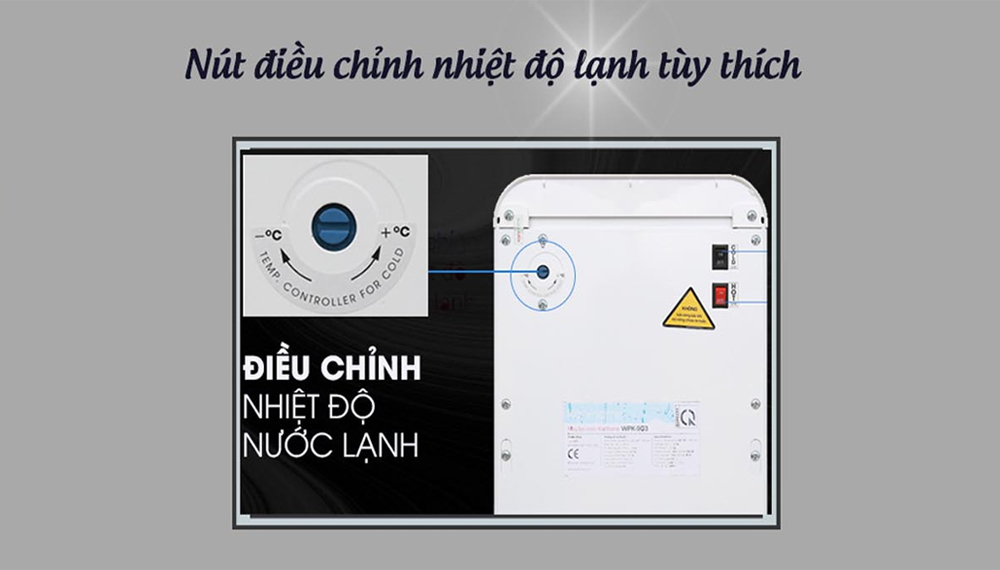 Nút điều chỉnh nhiệt độ nóng lạnh máy lọc nước Korihome WPK-928