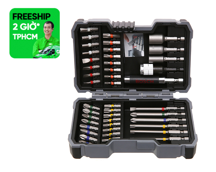 Bộ vặn vít Bosch (43 chi tiết)