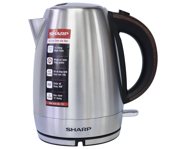 Bình đun siêu tốc Sharp 1.7 lít EKJ-17EVSD-WD