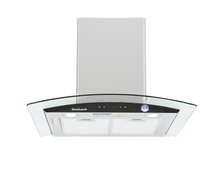 Máy hút mùi kính cong BlueStone HOB-8735