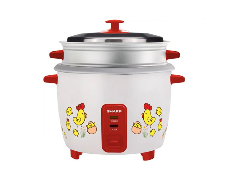 Nồi cơm điện nắp rời Sharp 2.2 lít KSH-D22SV-CH