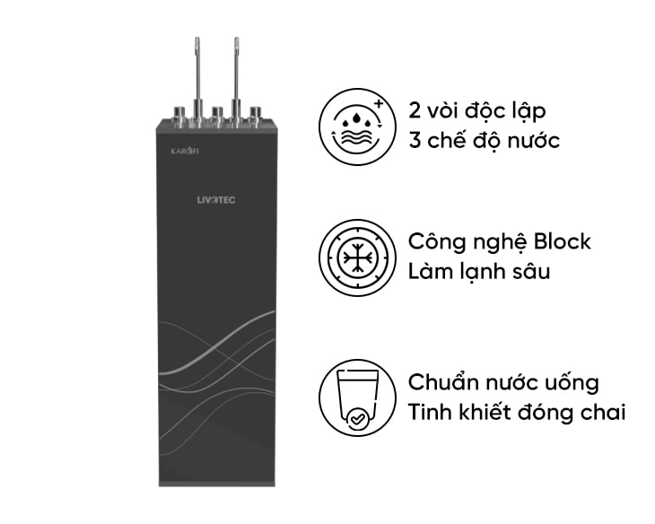 Máy lọc nước nóng lạnh Livotec 628S