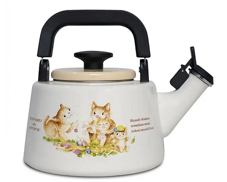 Ấm đun tráng men Fujihoro KIT-2.2WK